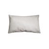 12" X 20" Off White Cowhide Throw Pillow