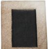 4" x 6" Natural Cowhide Tabletop Picture Frame with Mat