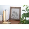 6" x 6" Brown Solid Wood Tabletop Picture Frame