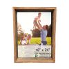 16" x 20" Gray Solid Wood Hanging Picture Frame