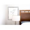16" x 20" White Solid Wood Hanging Picture Frame