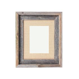 11" x 14" Brown Solid Wood Hanging Picture Frame