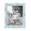 6" x 6" Blue Solid Wood Tabletop Picture Frame