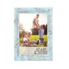 12" x 24" Blue Solid Wood Hanging Picture Frame