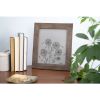 12" x 24" Espresso Solid Wood Hanging Picture Frame