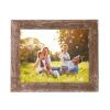 14" x 18" Espresso Solid Wood Hanging Picture Frame