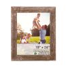 18" x 24" Espresso Solid Wood Hanging Picture Frame