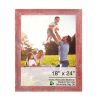 18" x 24" Red Solid Wood Hanging Picture Frame