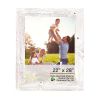 22" x 28" White Solid Wood Hanging Picture Frame