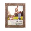 24" x 30" Brown Solid Wood Hanging Picture Frame
