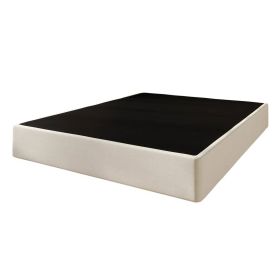 King size 7.8-inch Metal Frame Box-Spring Foundation for Mattress with Cover
