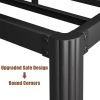 Twin XL Heavy Duty Metal Bed Frame Platform with Round Edge Legs