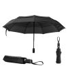 Travel Umbrella, 42 in Portable Compact Umbrellas, Automatic Open-Close Umbrella, Lightweight & Durable with Flexible Fiberglass Ribs, Windproof