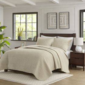 Queen 3 Piece Luxurious Oversized Quilt Set
