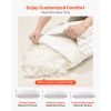 Bed Pillow for Sleeping, Queen Size Luxury Quality Hotel Pillow with Memory Foam Fill, Supportive & Adjustable, Includes Natural Firber Pillowcase