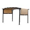 Universal Canopy Cover Replacement for 12x9 Ft Curved Outdoor Pergola Structure