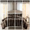 Full/Queen 4PC Faux Fur Comforter Set