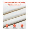4-Piece Bed Sheet Set - Queen Size, 100% Brushed Microfiber Bedding Set with 2 Pillowcases, 1 Flat Sheet & 1 Fitted Sheet