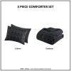 King/Cal King Clip Jacquard Comforter Set