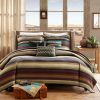 Reversible Quilt Set with Throw Pillows Multi Twin/Twin XL