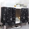 2 Panels Dormitory Bed Curtain Single Bed Shading Decor Privacy Protection Cover