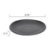 Black 12-Piece Eco-Friendly Recycled Plastic Dinnerware Set