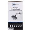 6-Setting Large Chrome Shower Head, 5.8" Face with Rub-Clean Nozzles