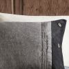 7 Piece Faux Suede Comforter Set Grey Cal King