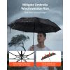 Travel Umbrella, 42 in Portable Compact Umbrellas, Automatic Open-Close Umbrella, Lightweight & Durable with Flexible Fiberglass Ribs, Windproof