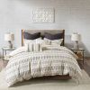 Full/Queen Cotton Jacquard Duvet Cover Mini Set