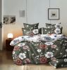 Duvet Cover Set 5-Piece, Queen Size - Includes Duvet Cover with Ties, 2 Pillowcases & 2 Decorative Shams | Ultra-Soft Microfiber Bedding Set
