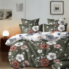 Duvet Cover Set 5-Piece, Queen Size - Includes Duvet Cover with Ties, 2 Pillowcases & 2 Decorative Shams | Ultra-Soft Microfiber Bedding Set