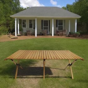 Multi-Function Foldable and Portable  , Indoor and outdoor universal ,Natural (size: table)