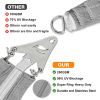 Super Ring 20'x20'x20' Beige Triangle Sun Shade Sail, Commercial Grade UPF50 Canopy, 280 GSM Heavy Duty Fabric, 98% UV Blockage