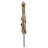 6 x 9ft Patio Umbrella Outdoor Waterproof Umbrella with Crank and Push Button Tilt without flap for Garden Backyard Pool Swimming Pool Market