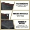 Rectangular Sunshade - Large Outdoor Sunshade for Courtyards, Gardens, and Swimming Pools - HDPE Fabric, Waterproof, Easy to Install